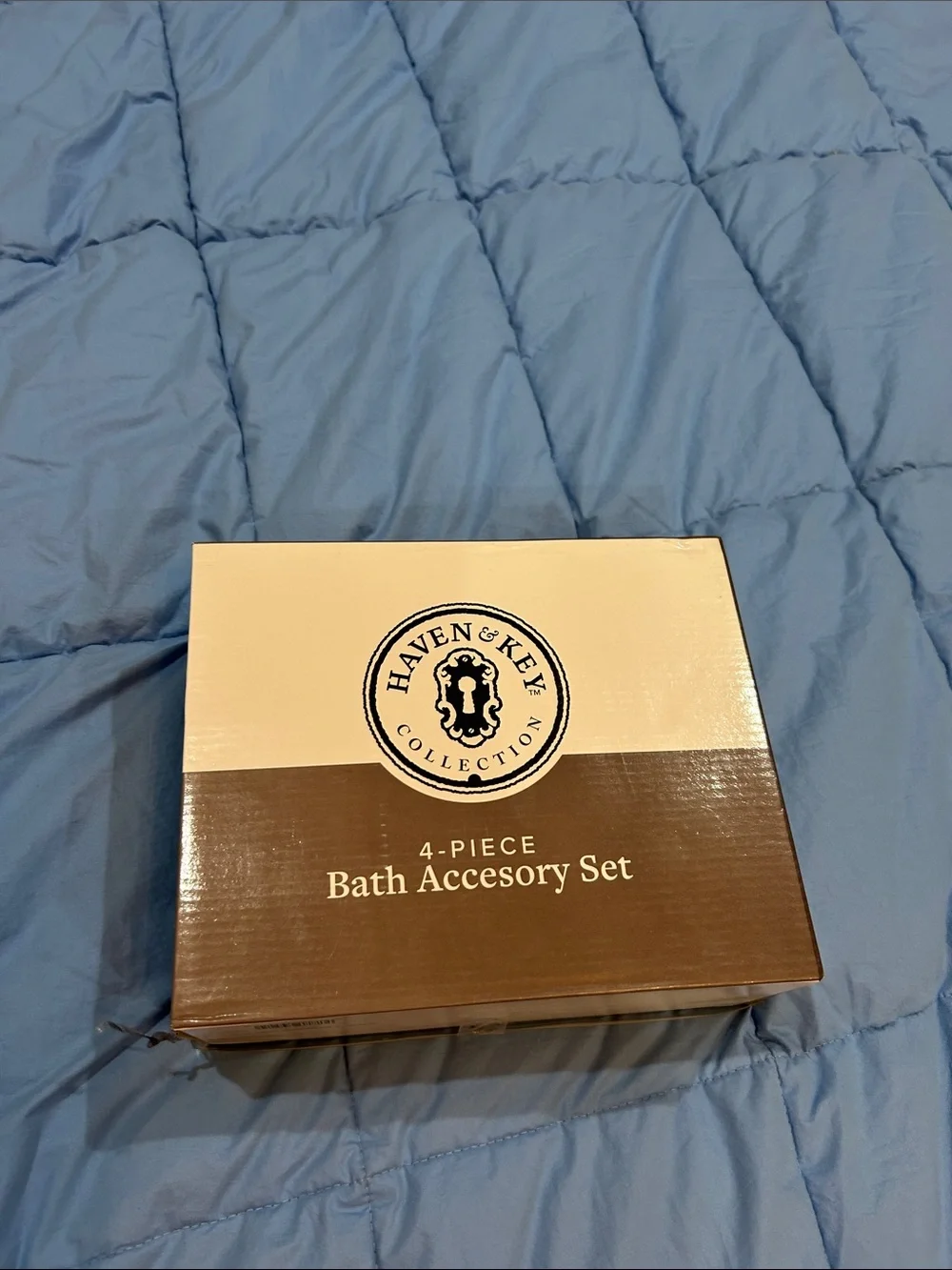 Mint Green 4-Piece Ceramic Bath Accessory Set